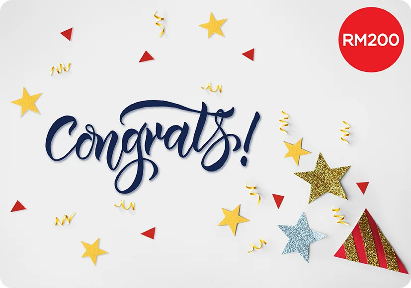 CONGRATS (RM200)