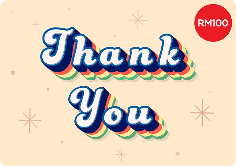 THANK YOU DESIGN 2 (RM100)
