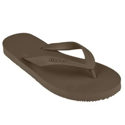 FIPPER BASIC M RUBBER SLIPPER FOR MEN IN BROWN (PINE)