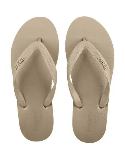 FIPPER BASIC M RUBBER SLIPPER FOR MEN IN BROWN (MOCHA)