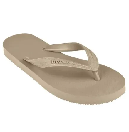 FIPPER BASIC M RUBBER SLIPPER FOR MEN IN BROWN (MOCHA)