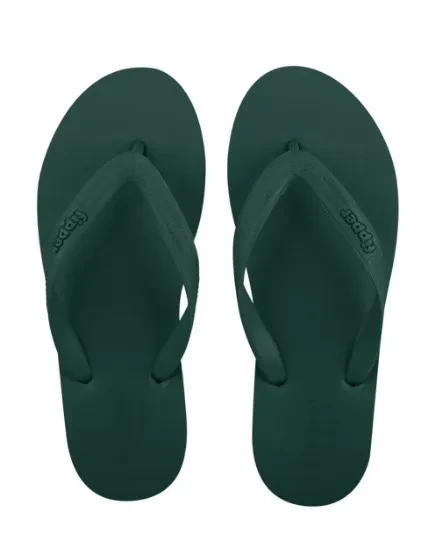 FIPPER BASIC M RUBBER SLIPPER FOR MEN IN GREEN (ZUCCINI)