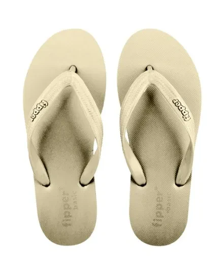 FIPPER BASIC M RUBBER SLIPPER FOR MEN IN KHAKIS