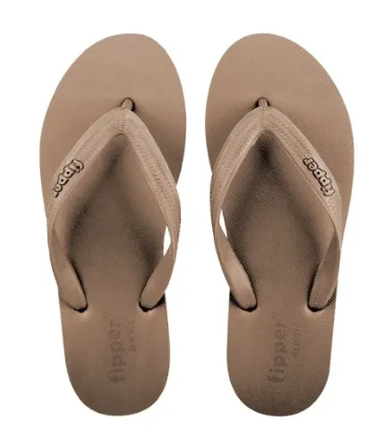 FIPPER BASIC M RUBBER SLIPPER FOR MEN IN BROWN (SORRELL)