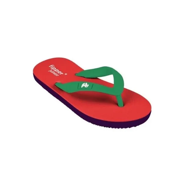 FIPPER JUNIOR RUBBER FOR CHILDREN - RED/PURPLE DARK/GREEN OCEAN