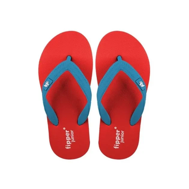 FIPPER SLIPPER JUNIOR RUBBER FOR CHILDREN IN RED / NAVY / BLUE (SKY)