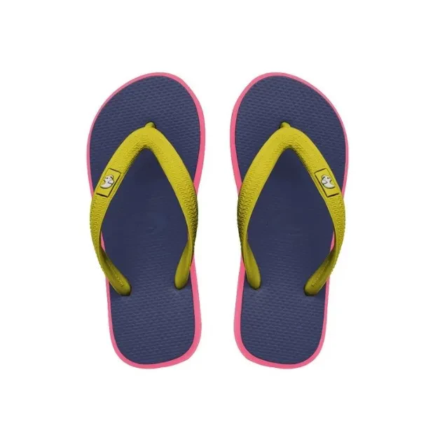 FIPPER KIDS RUBBER FOR CHILDREN - NAVY/PINK PUNCH/YELLOW