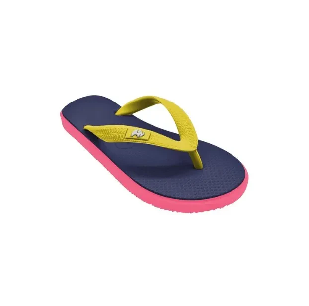 FIPPER KIDS RUBBER FOR CHILDREN - NAVY/PINK PUNCH/YELLOW