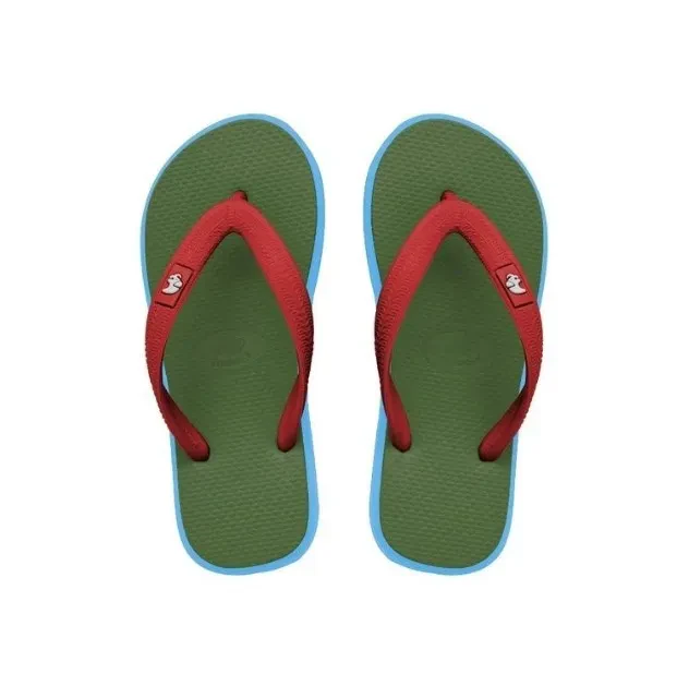 FIPPER KIDS RUBBER FOR CHILDREN - GREEN ARMY/BLUE SKY/RED