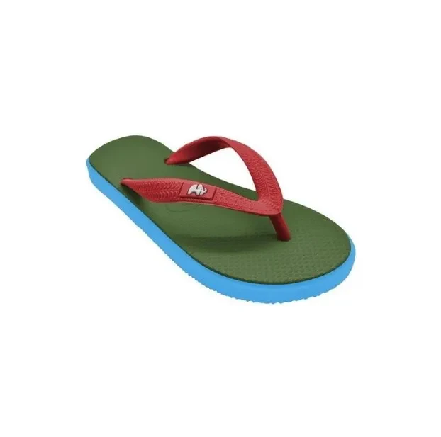 FIPPER KIDS RUBBER FOR CHILDREN - GREEN ARMY/BLUE SKY/RED