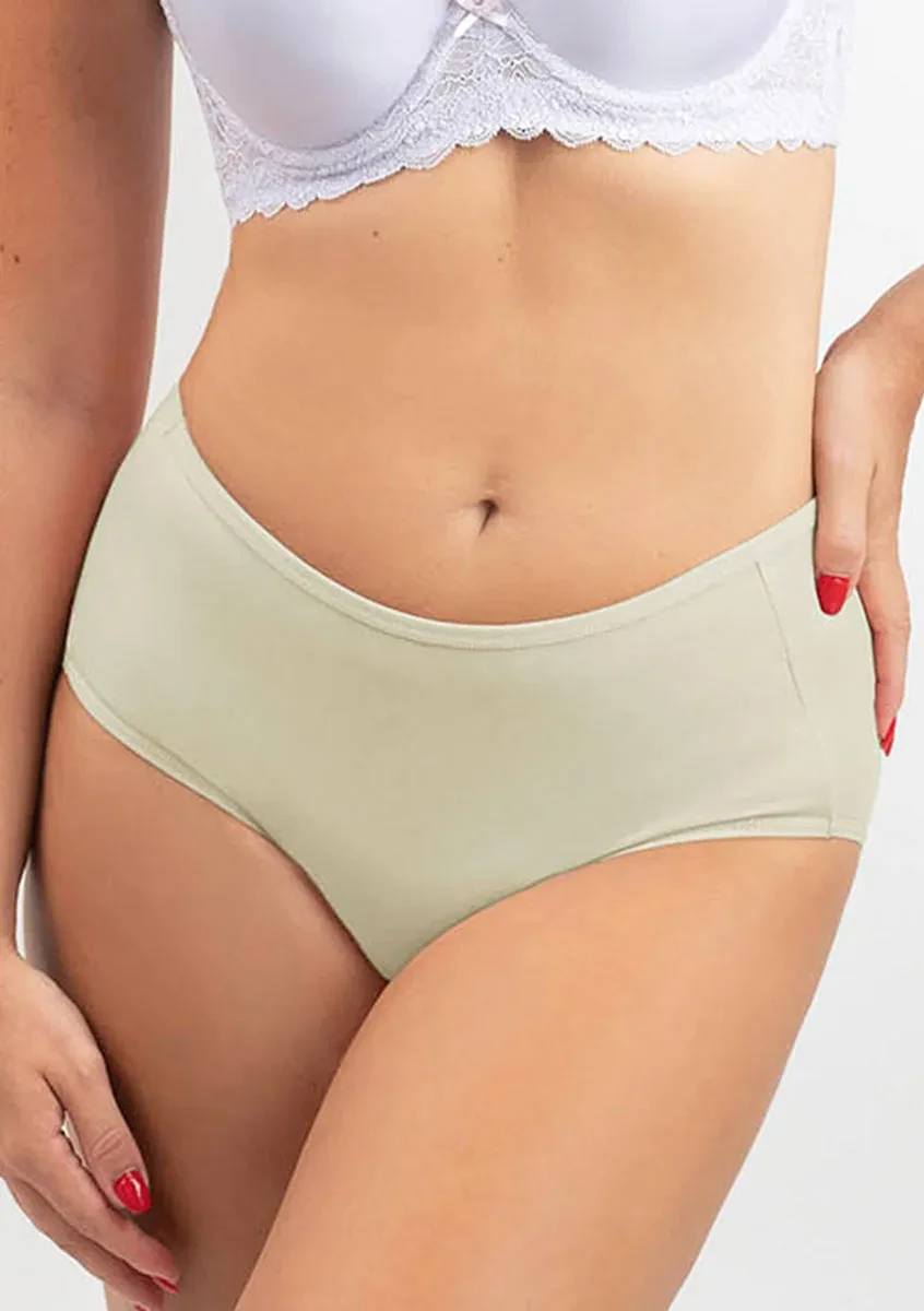COZYMID COTTON MW PANTY PACK OF 3'S - RANDOM COLOR