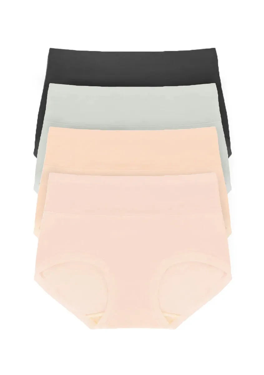 COMFYMAX COTTON HIGH RISE  PANTY PACK OF 3'S - RANDOM COLOR