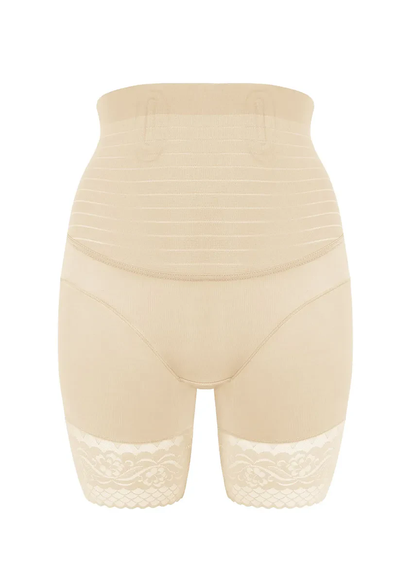 AIRY SEAMLESS HW GIRDLE PANTY - NUDE