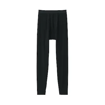 M'S WARM,THICK COTTONLONG JOHNS - BLACK