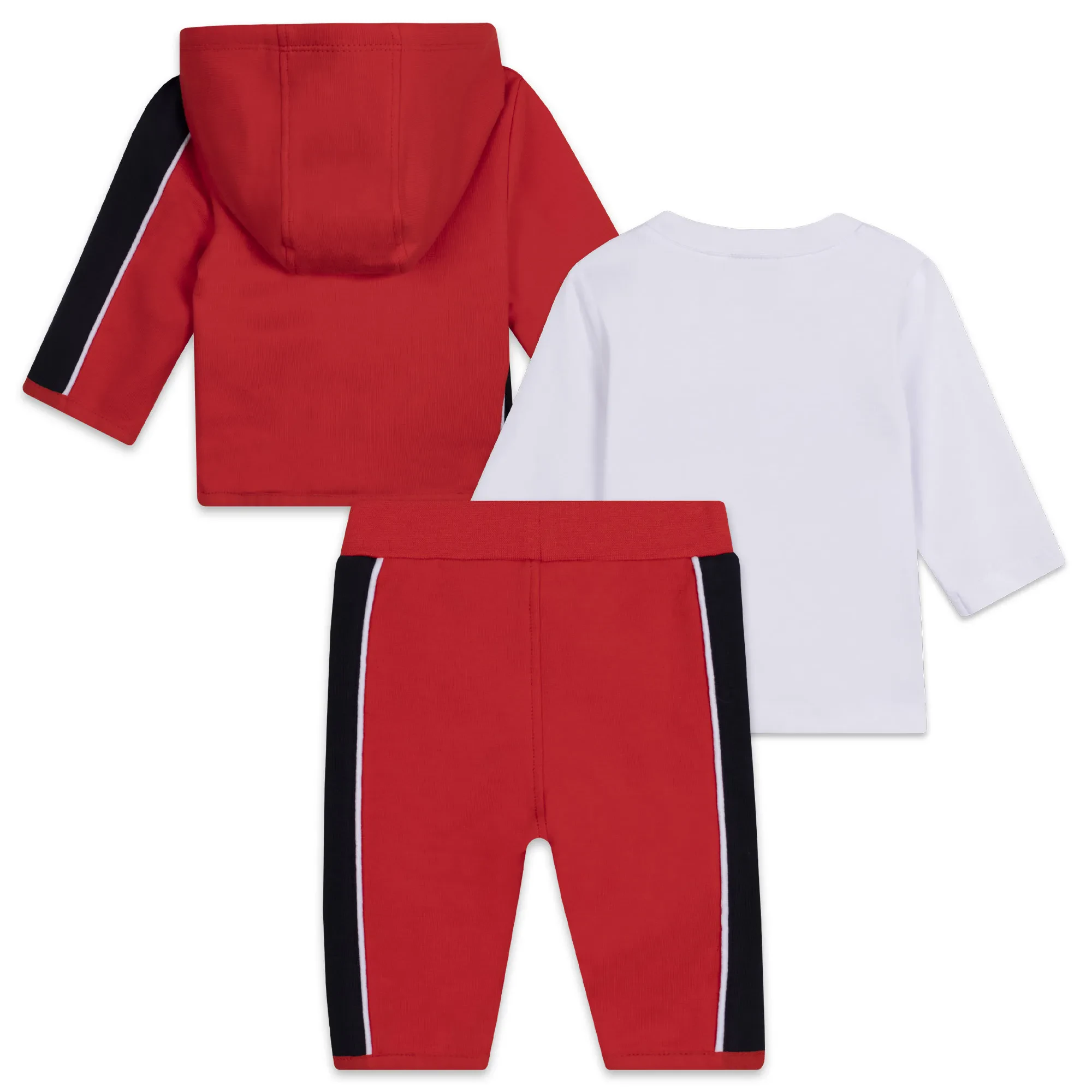 T-SHIRT+TROUSERS+CARDIGAN SET - ORANGE}
