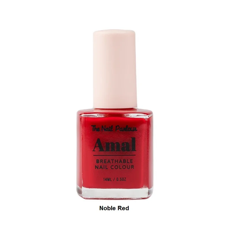AMAL NOBLE RED BREATHABLE NAIL POLISH-8801