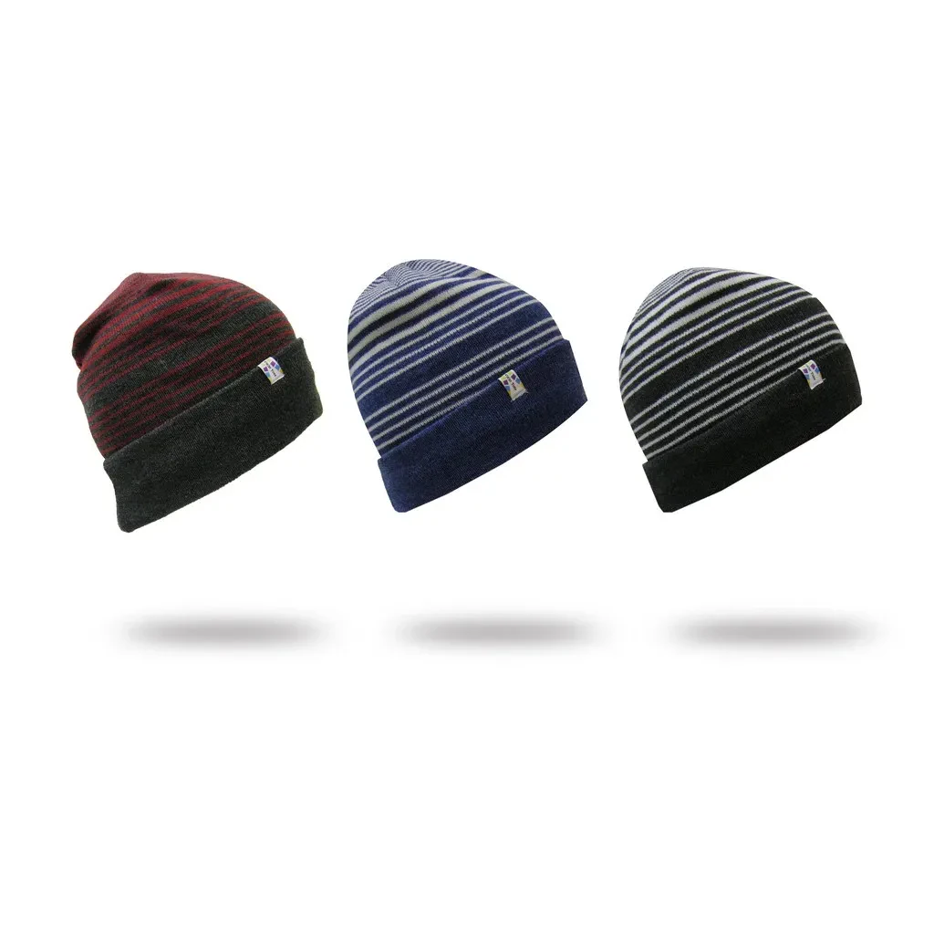 WINTER TIME MEN 100% ACRYLIC KNITTED HAT
