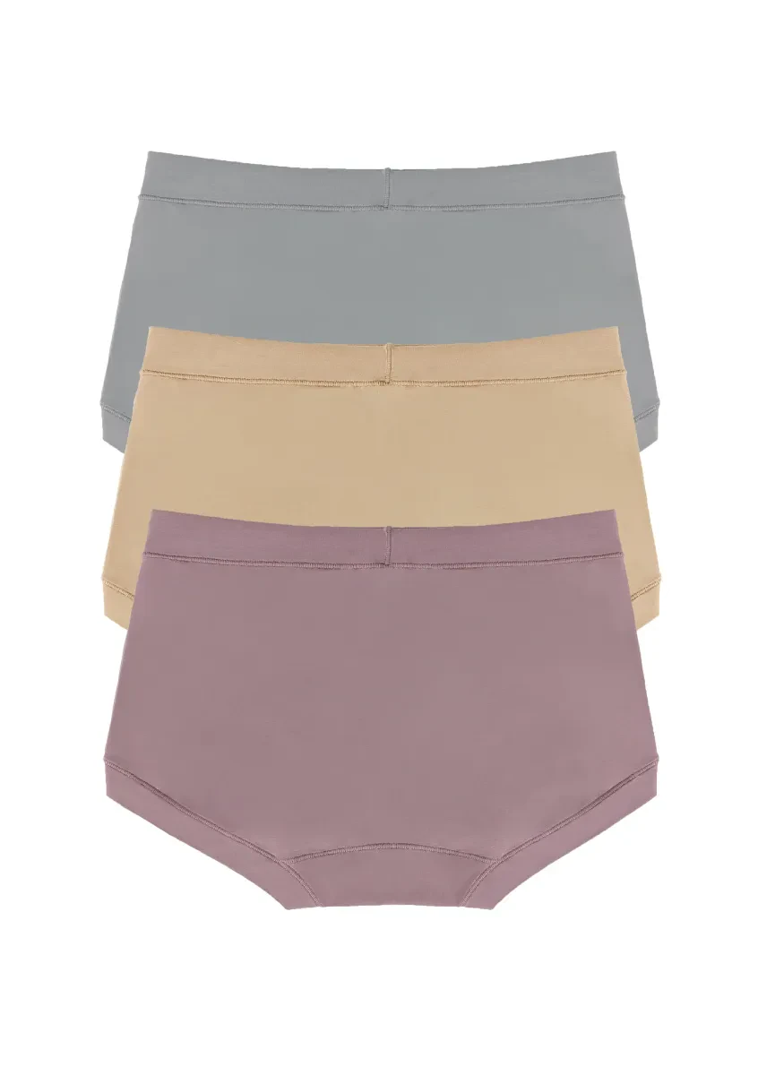 LUXECOTTON HIMIDWAIST PANTY PACK OF 3'S