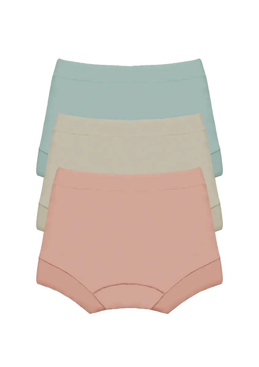 BODY COTTON HIWAIST PANTY PACK OF 3'S