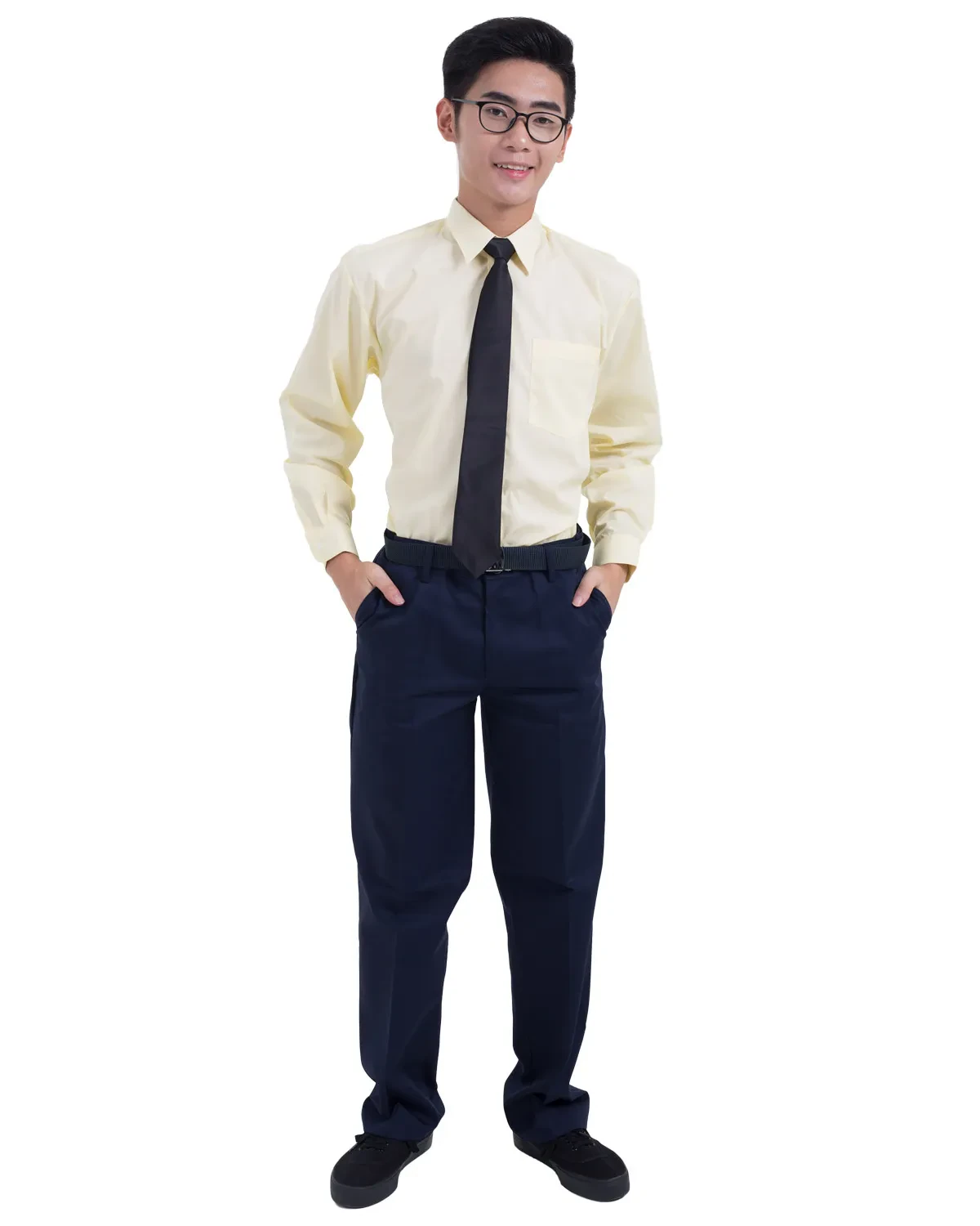SECONDARY PREFECT SHIRT LONG SLEEVE YELLOW