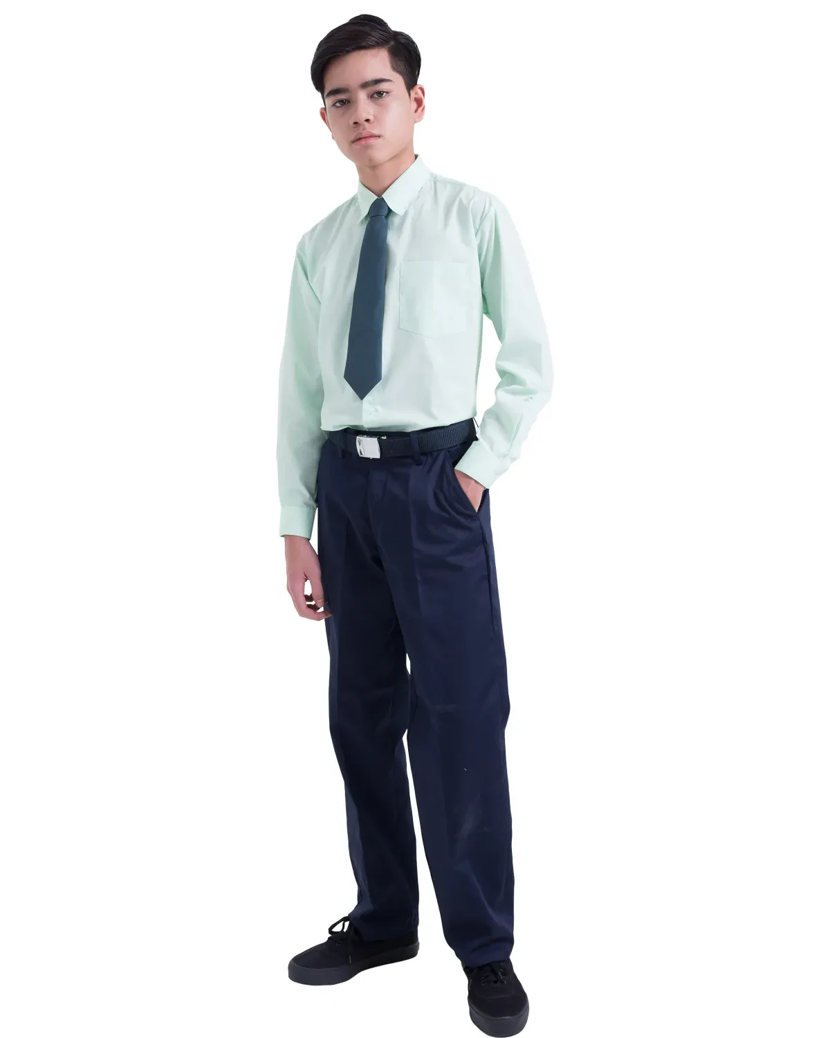 SECONDARY PREFECT SHIRT LONG SLEEVE GREEN