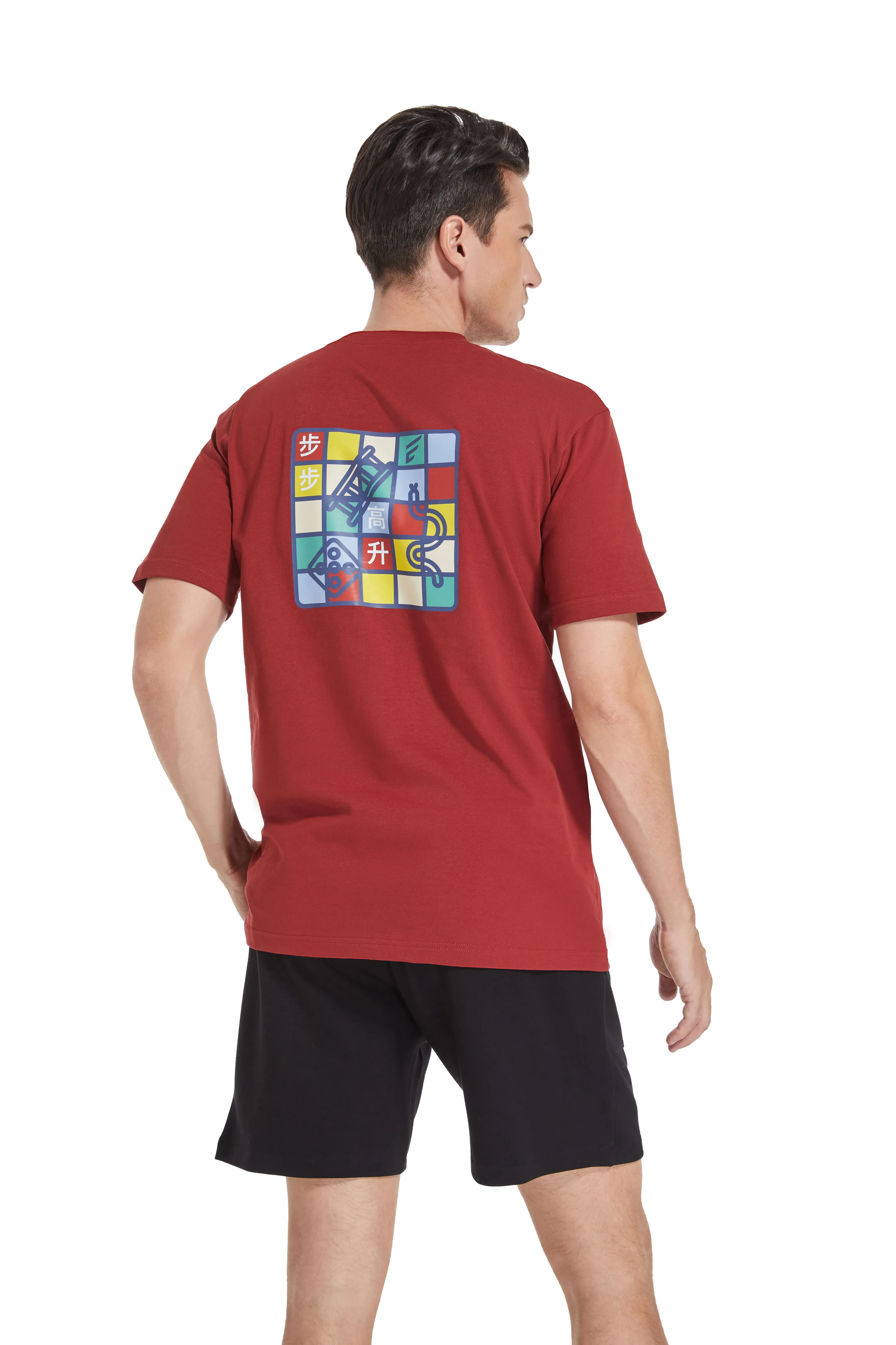 CNY'25 EDITION SNAKE AND LADDER PRINT UNISEX TEE