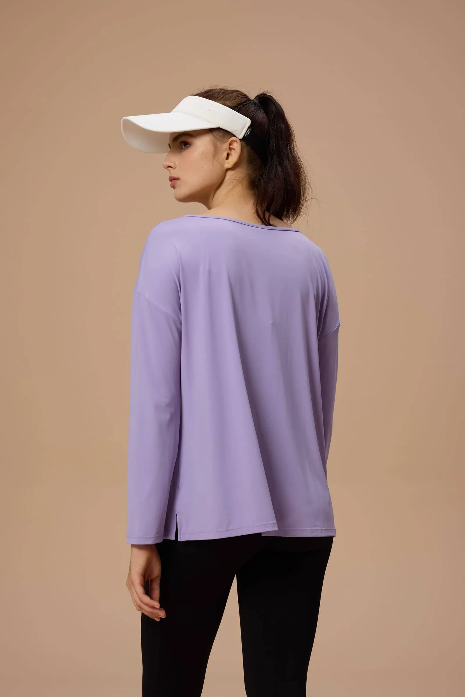 ARTLETES BASIC COOLTOUCH BOXY LONG-SLEEVE TEE