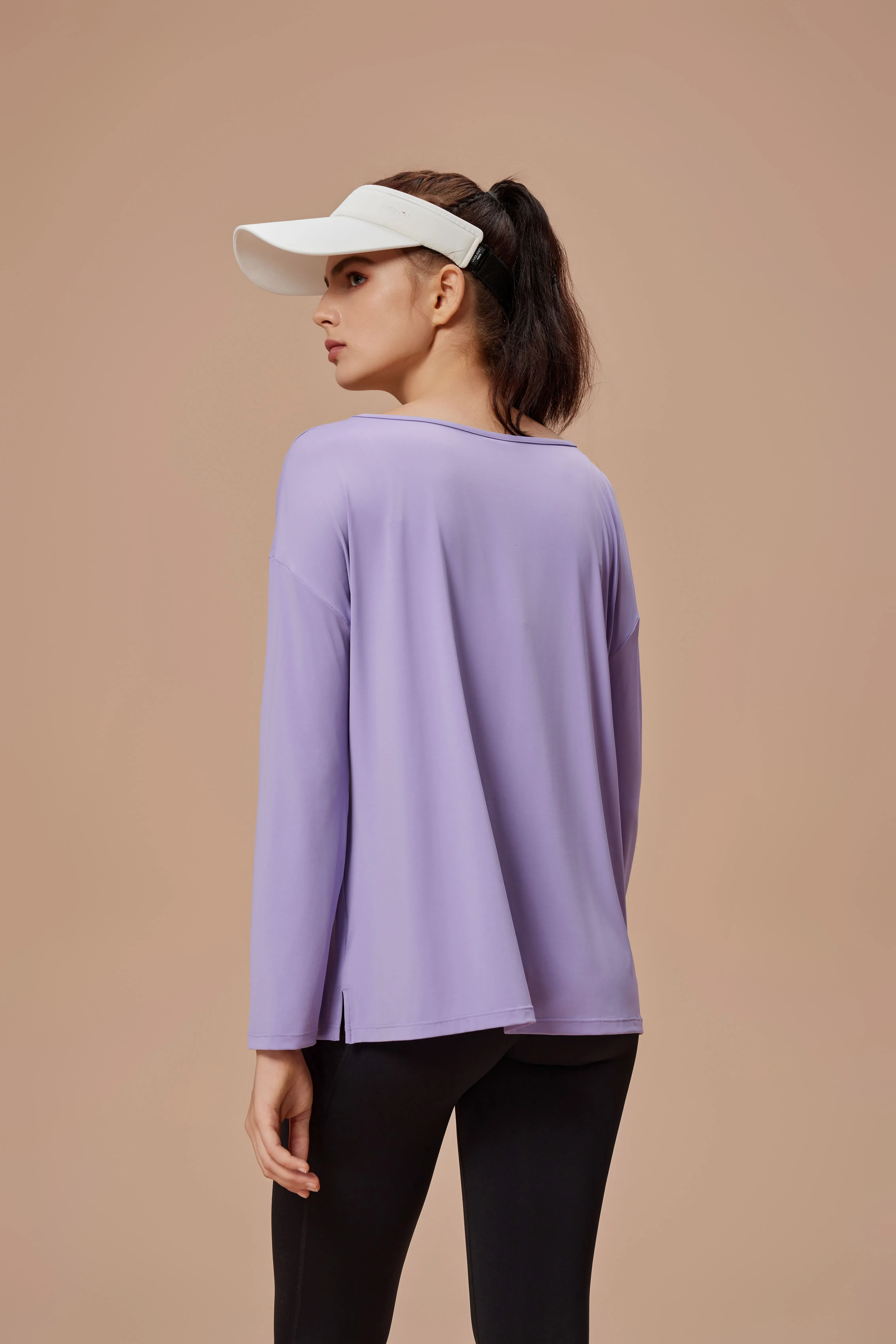 ARTLETES BASIC COOLTOUCH BOXY LONG-SLEEVE TEE