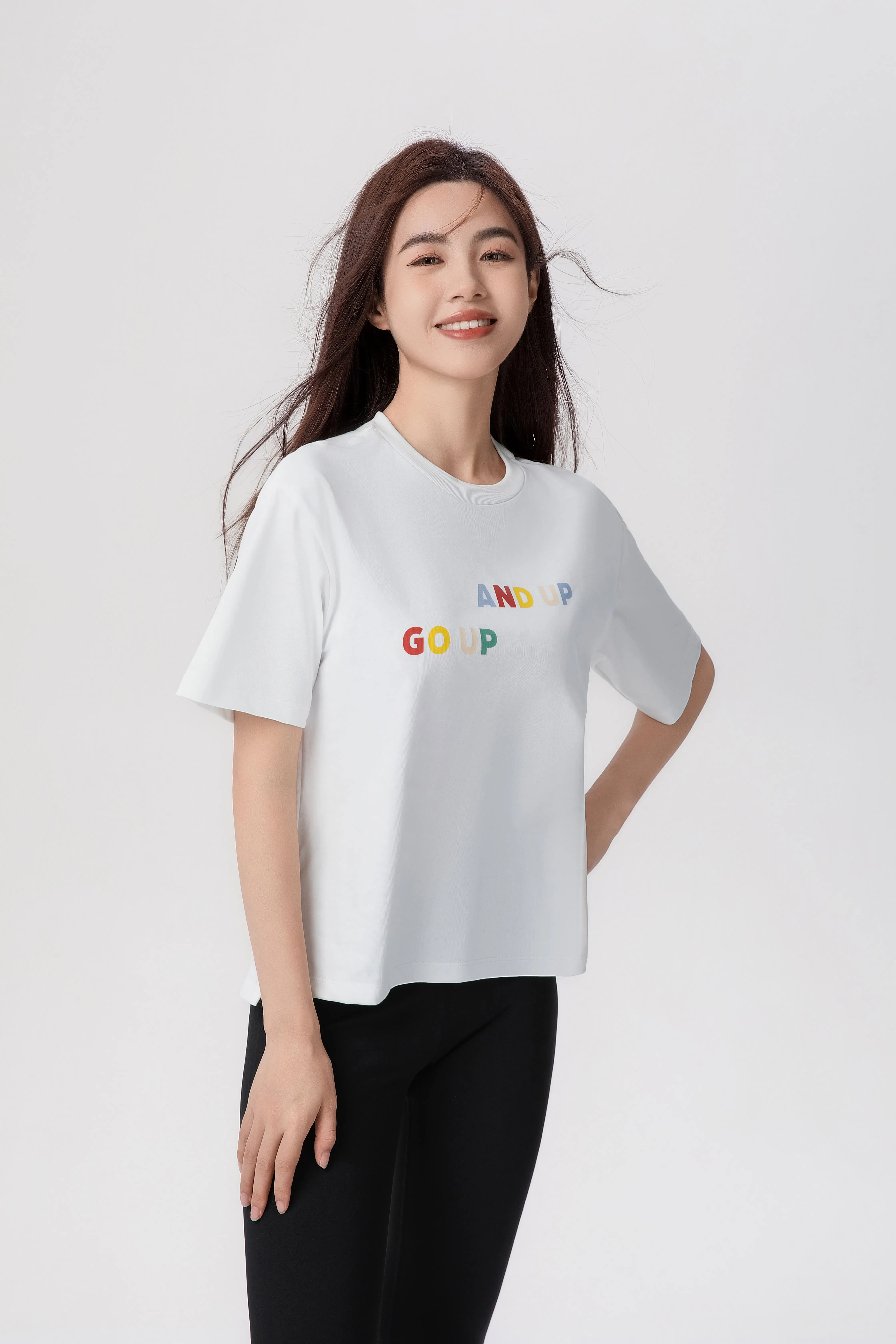 CNY'25 EDITION SNAKE AND LADDER PRINT WOMEN'S BOXY CROPPED TEE