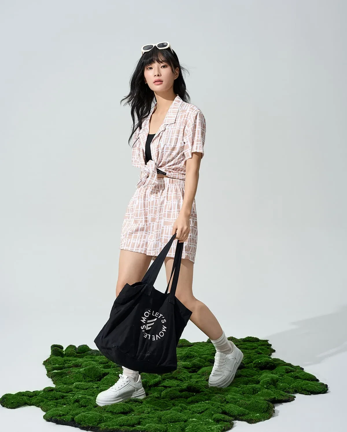 BOHEMIAN EXPLORER WOMEN'S PRINTED RESORT SHIRT AND SHORTS SET