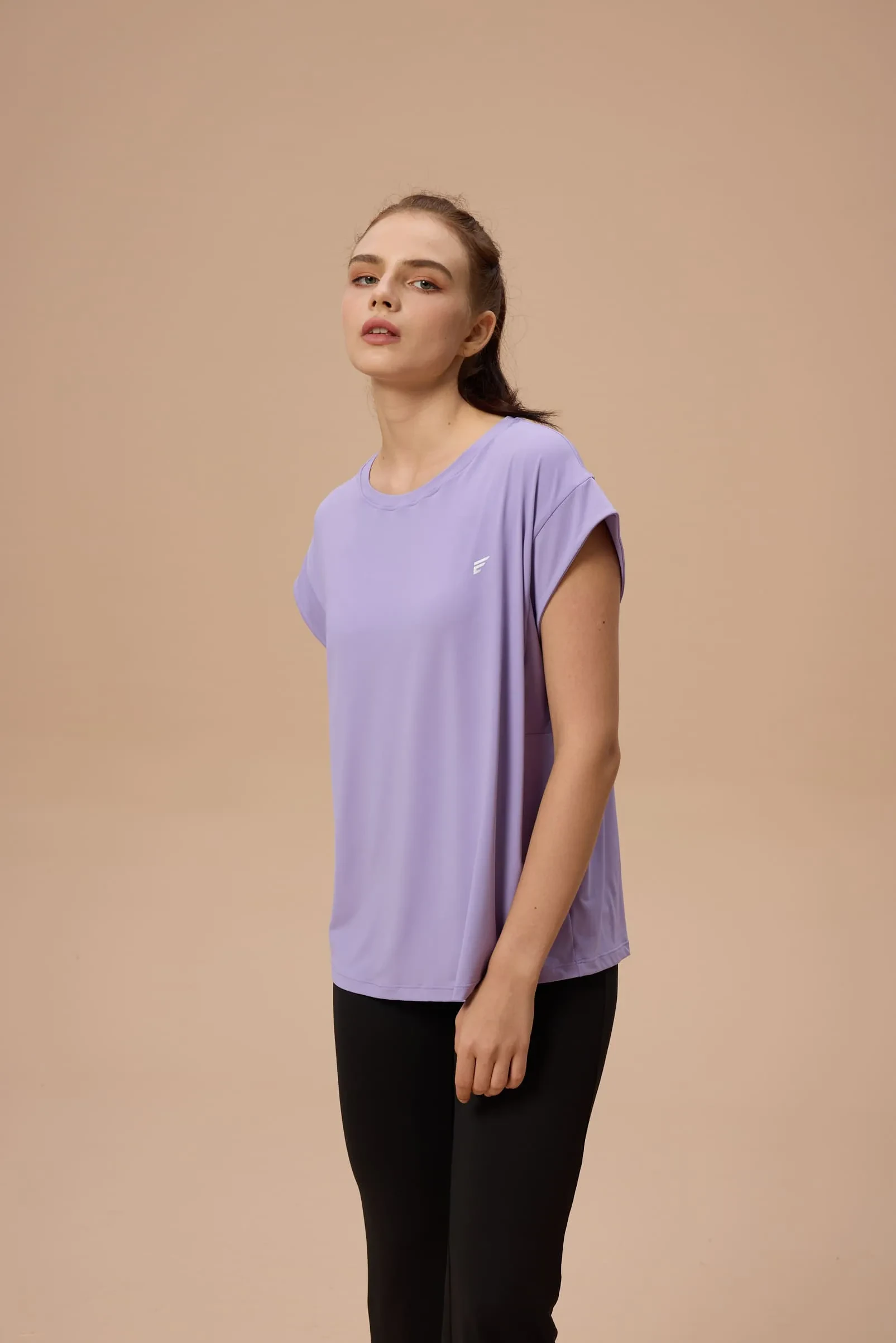 ARTLETES BASIC COOLTOUCH DROPPED SHOULDER RELAXED-FIT TEE