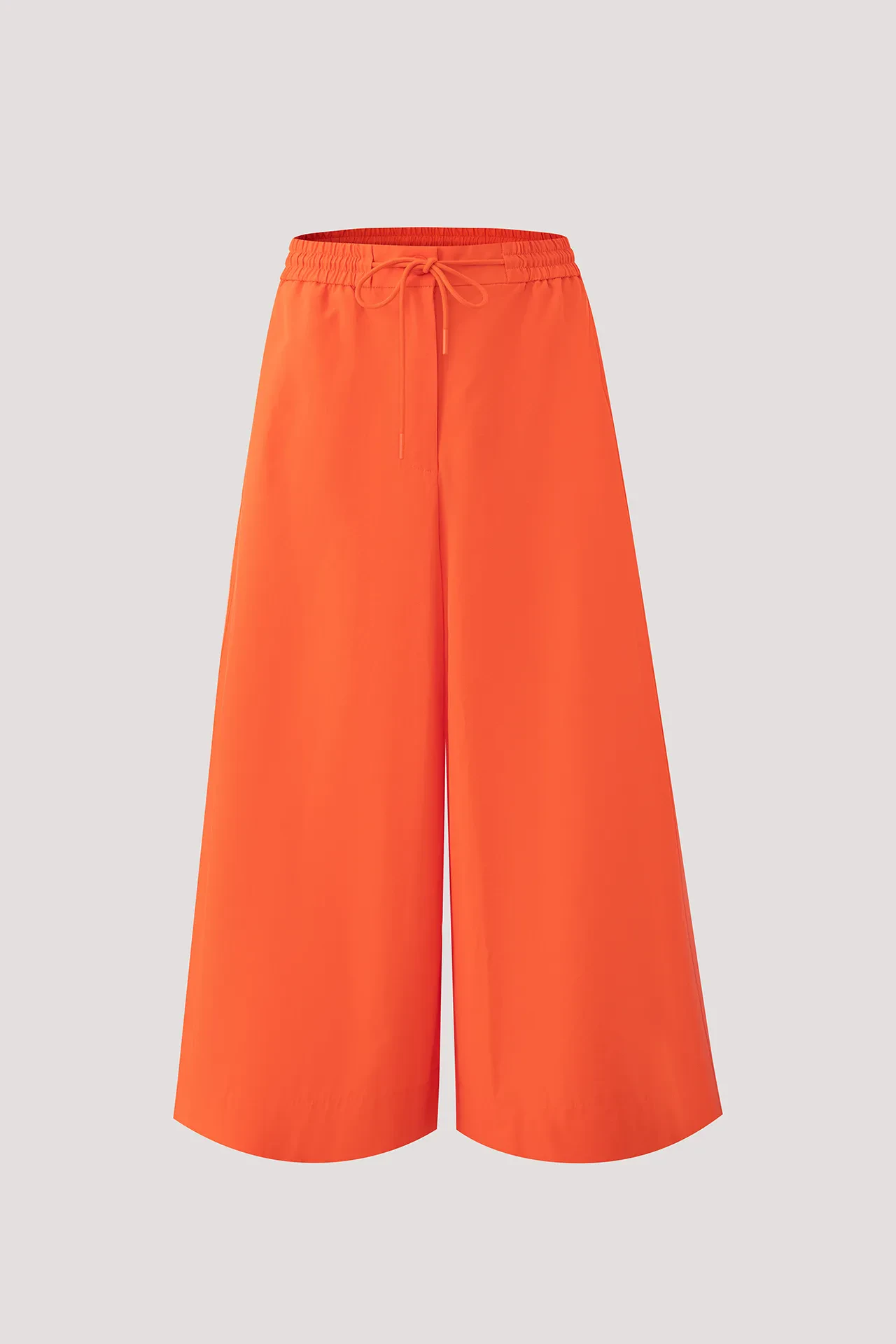 ELASTICATED WAIST FLARE PANTS