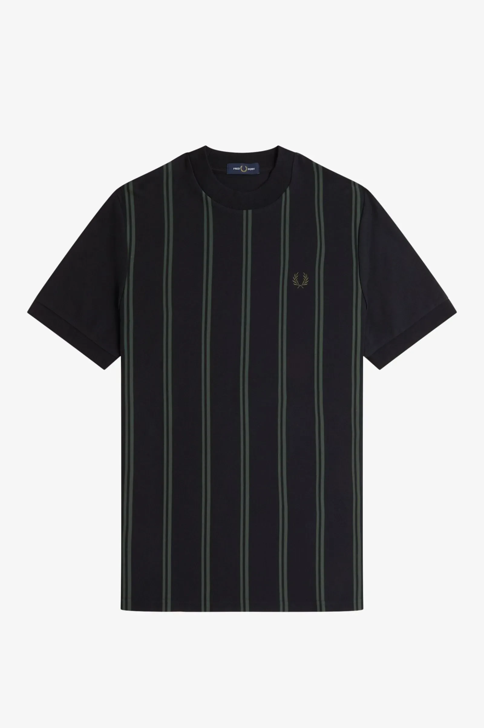 STRIPED T-SHIRT - BLACK