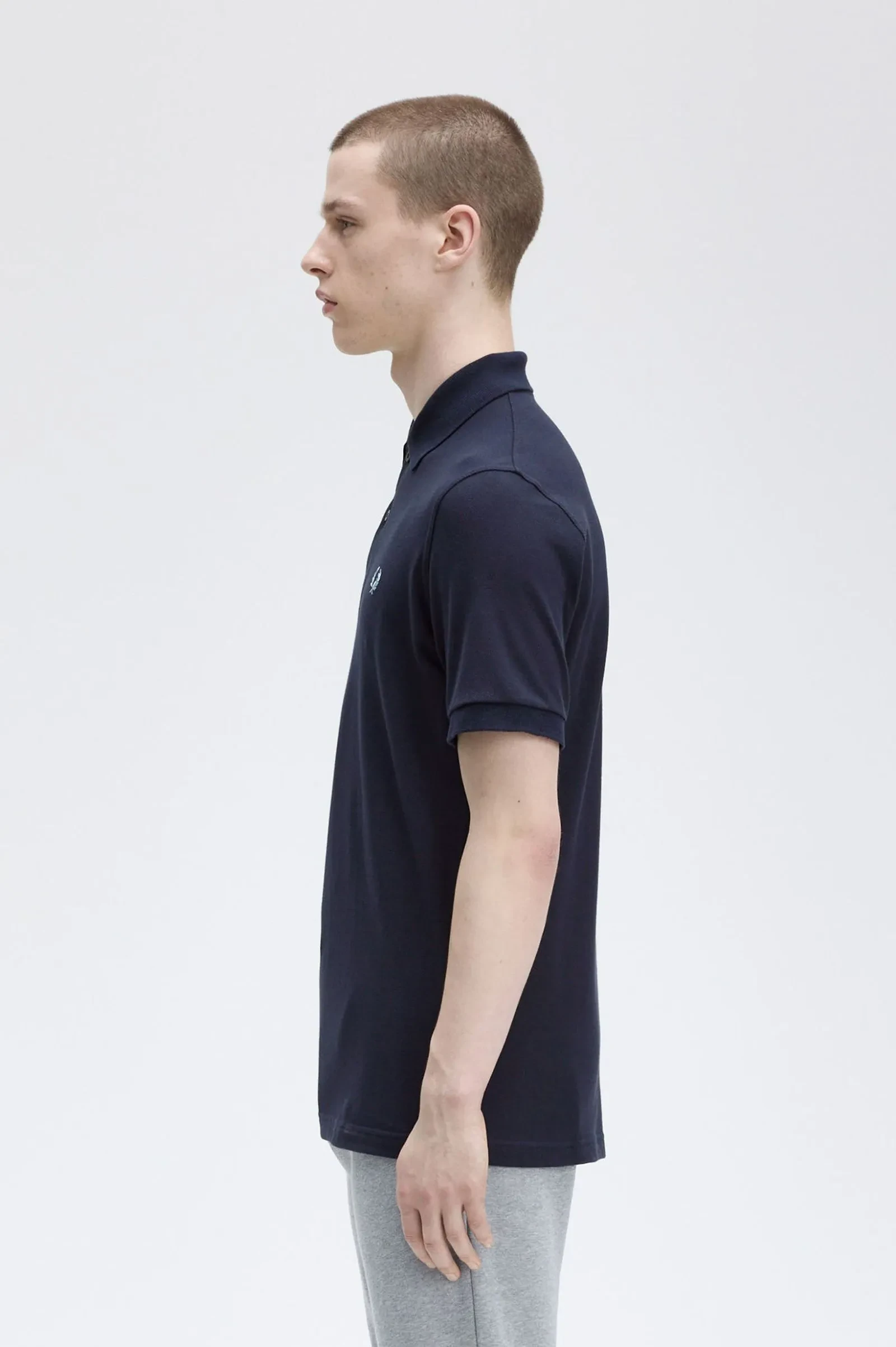 THE ORIGINAL FRED PERRY SHIRT - NAVY/ICE