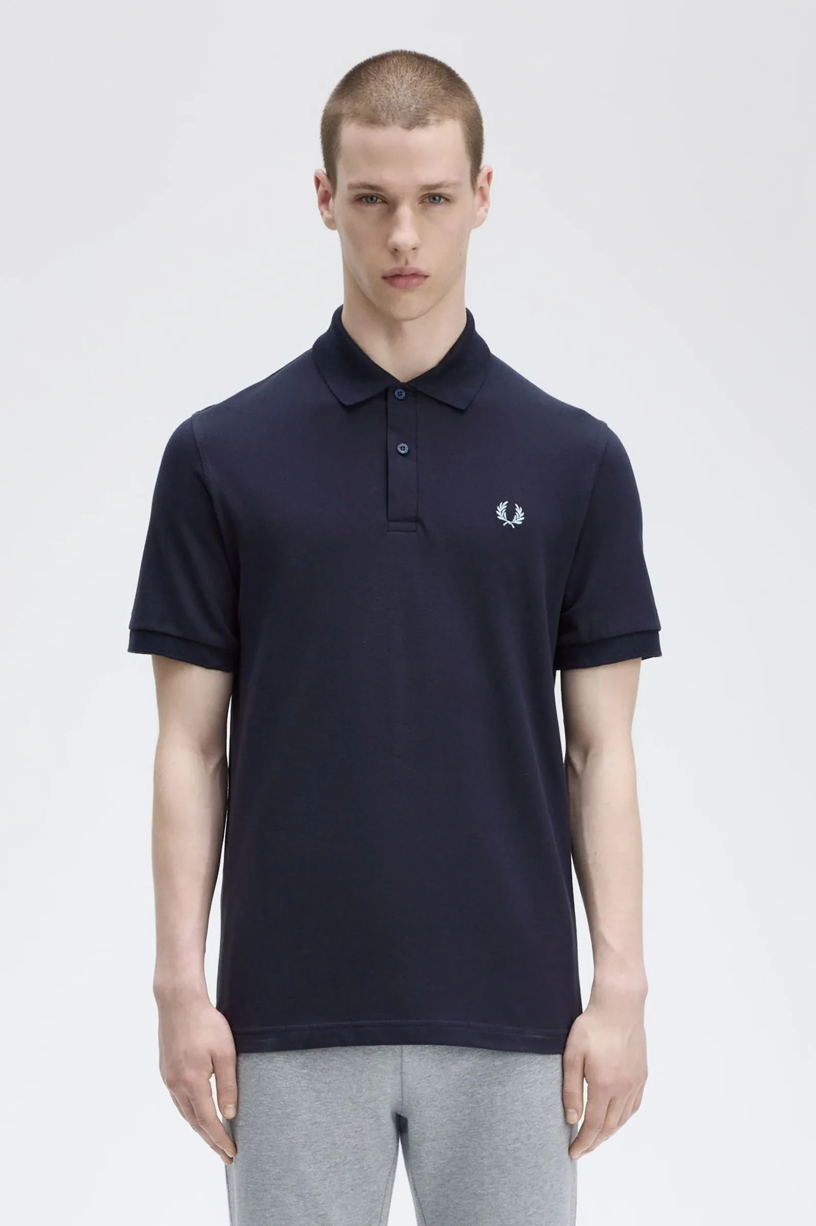 THE ORIGINAL FRED PERRY SHIRT - NAVY/ICE
