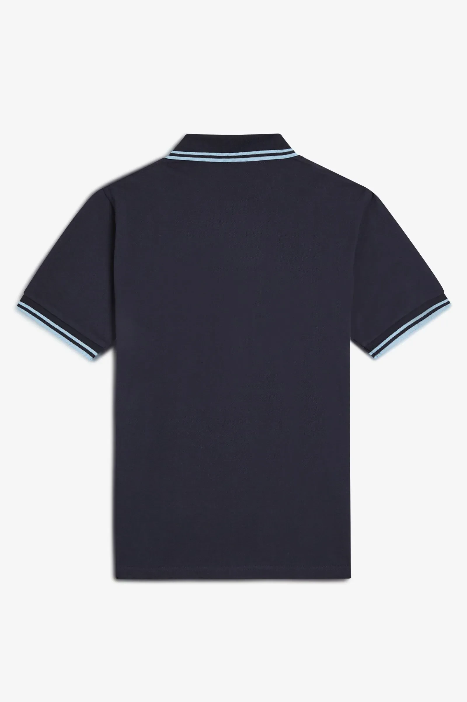 TWIN TIPPED FRED PERRY SHIRT - NAVY/ICE/ICE