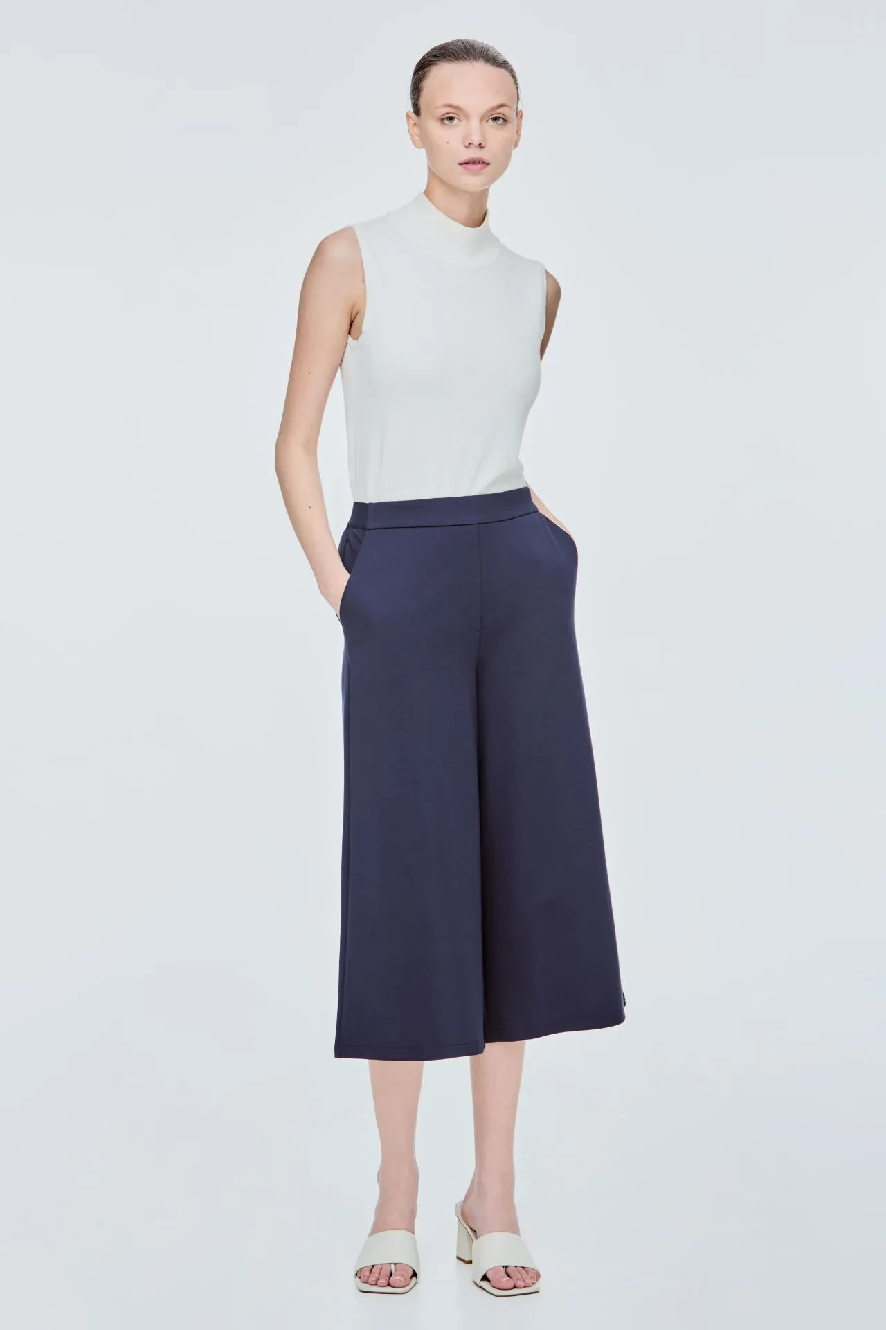 PLAIN CULOTTES - NAVY