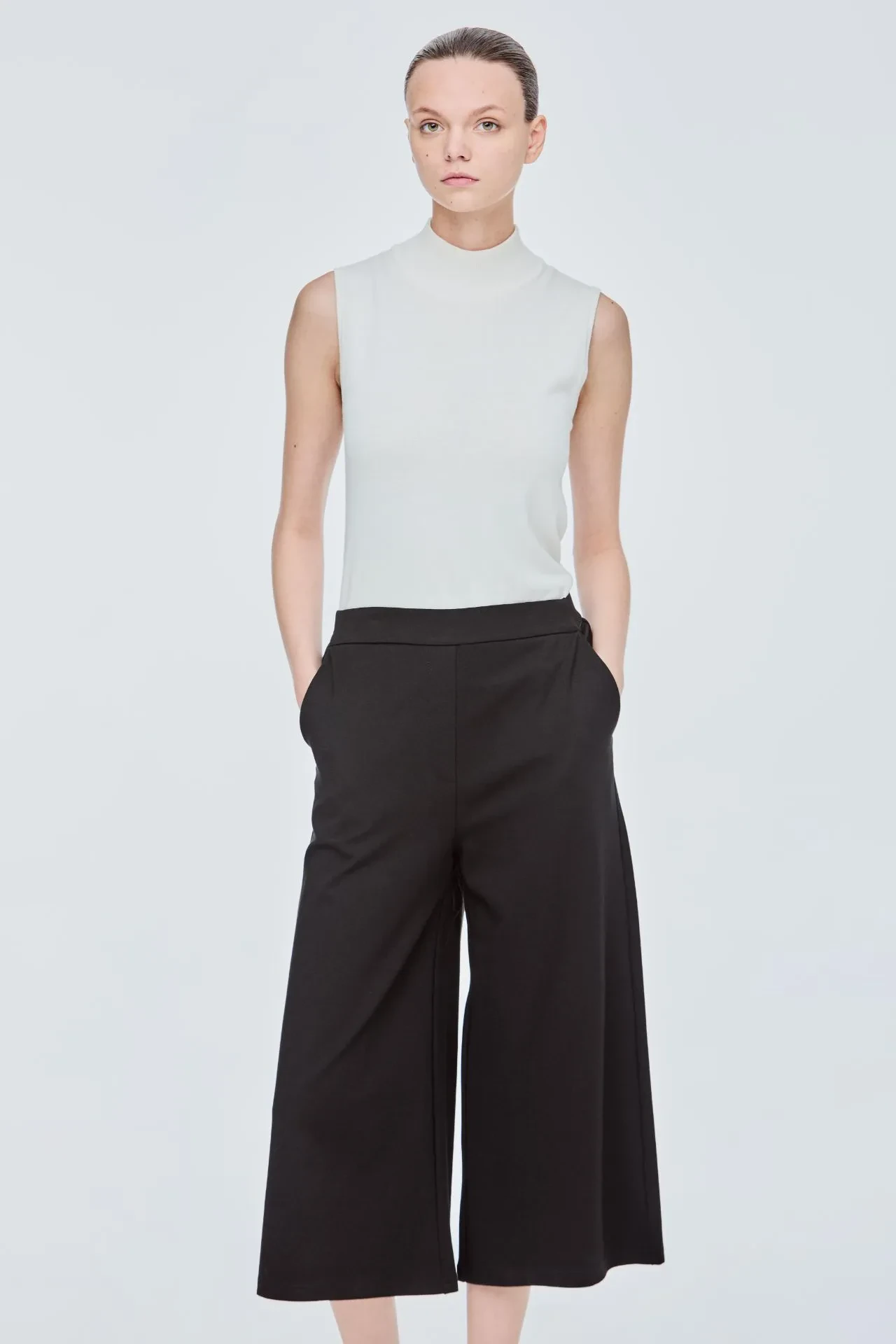 PLAIN CULOTTES - BLACK