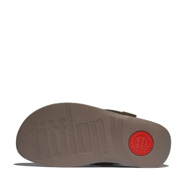 TRAKK II MENS LEATHER TOE-POST SANDALS  - JAVA JAVA