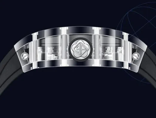 HAOFA CRYSTAL AUTOMATIC 3D SPACESHIP WATCH 2320