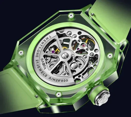 HAOFA 2208 COLOR CRYSTAL AUTOMATIC WATCH POWER 72 HOURS