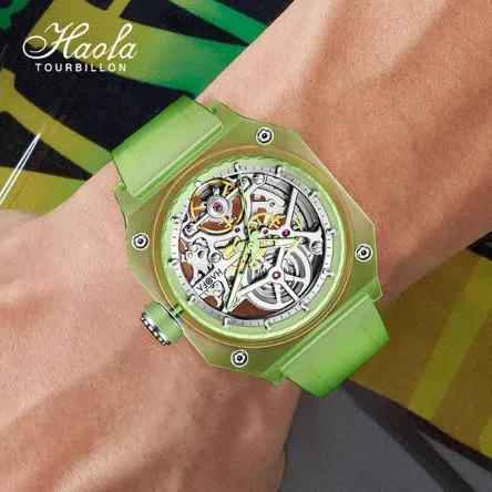 HAOFA 2208 COLOR CRYSTAL AUTOMATIC WATCH POWER 72 HOURS