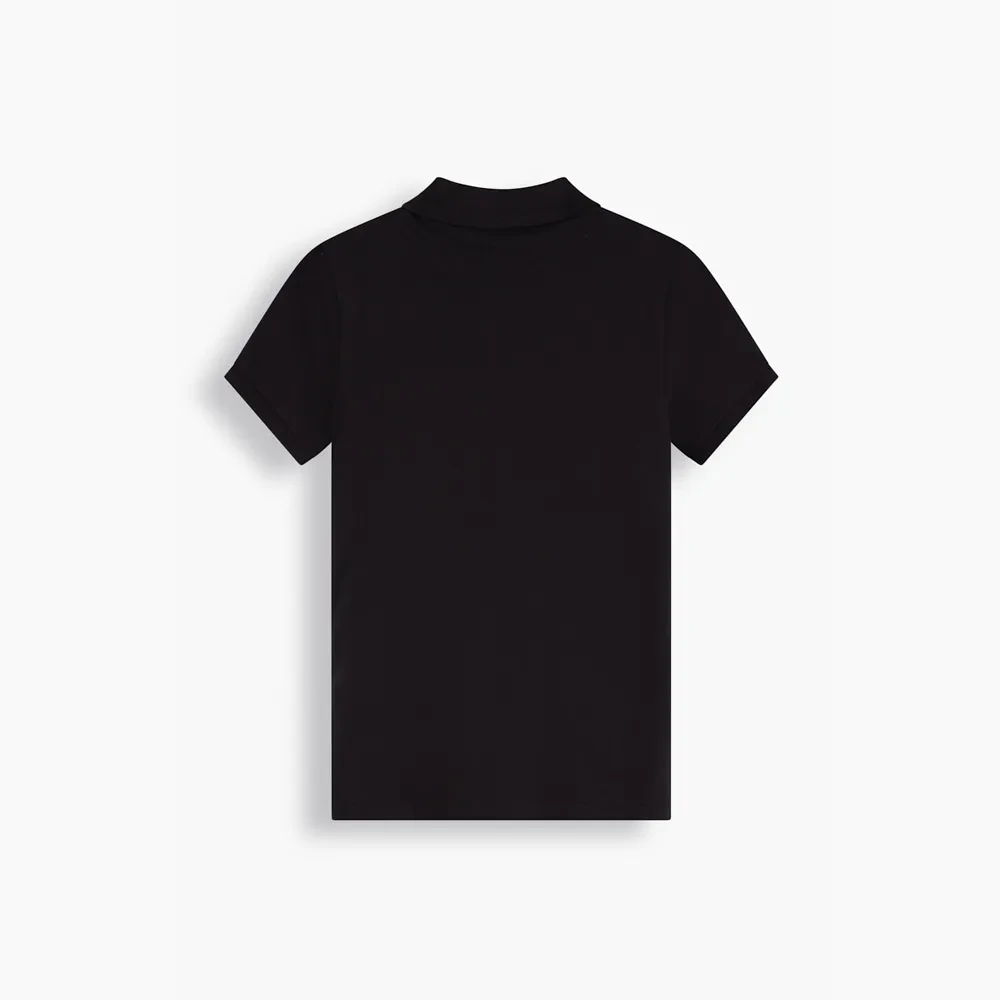 LEVI'S WOMEN'S SLIM POLO SHIRT - BLACKS