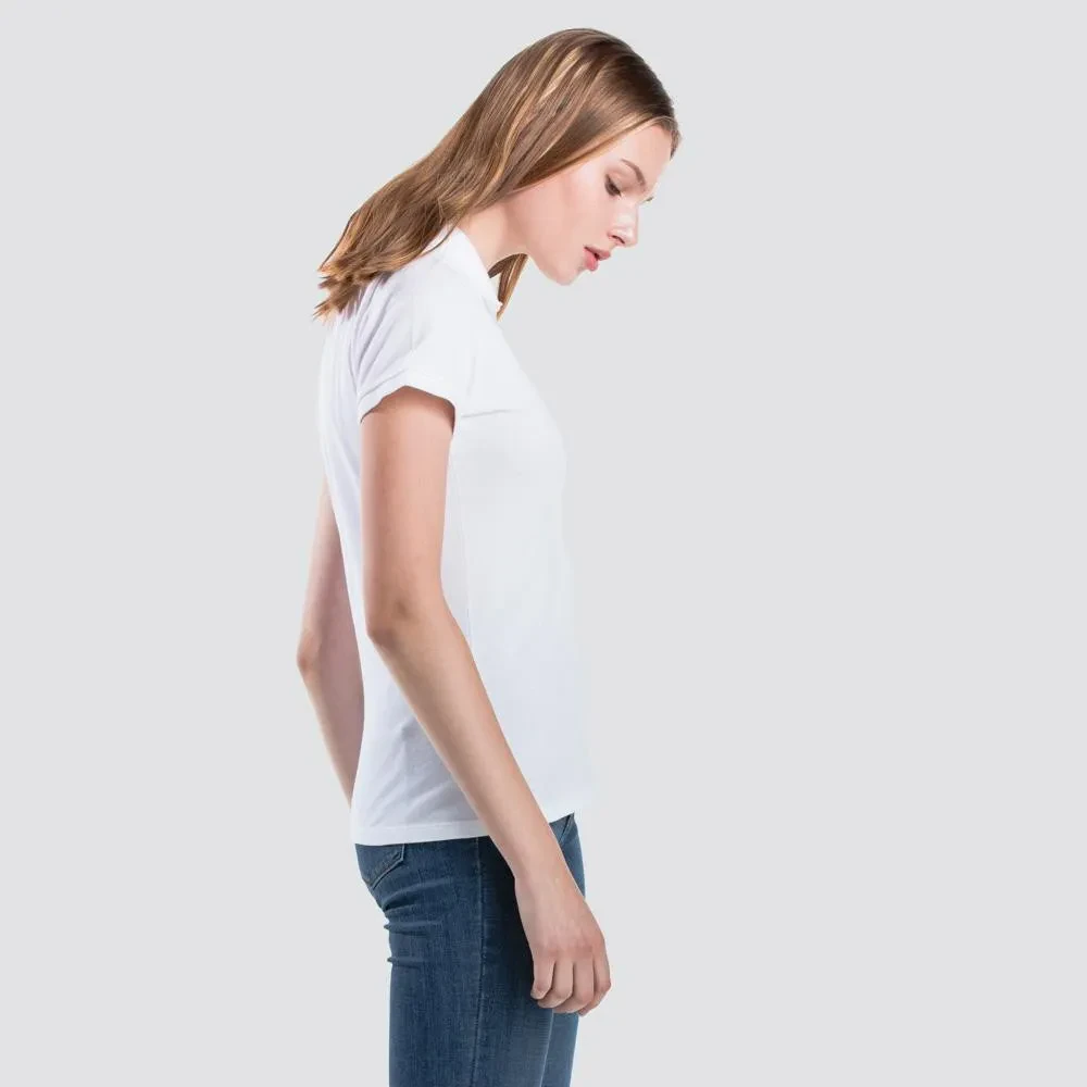 LEVI'S WOMEN'S SLIM POLO SHIRT - NEUTRALS