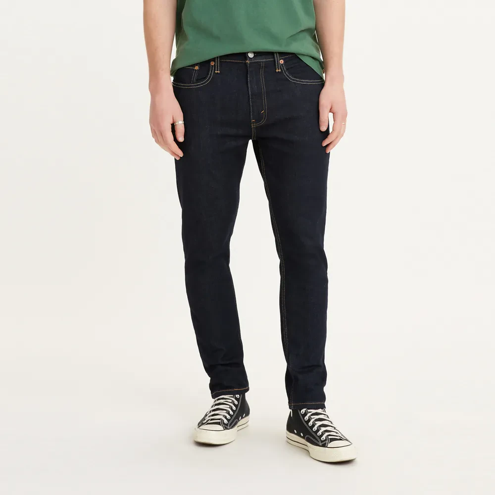 LEVI'S MEN'S 51 SLIM TAPER JEANS - DARK INDIGO-FLAT FINISH