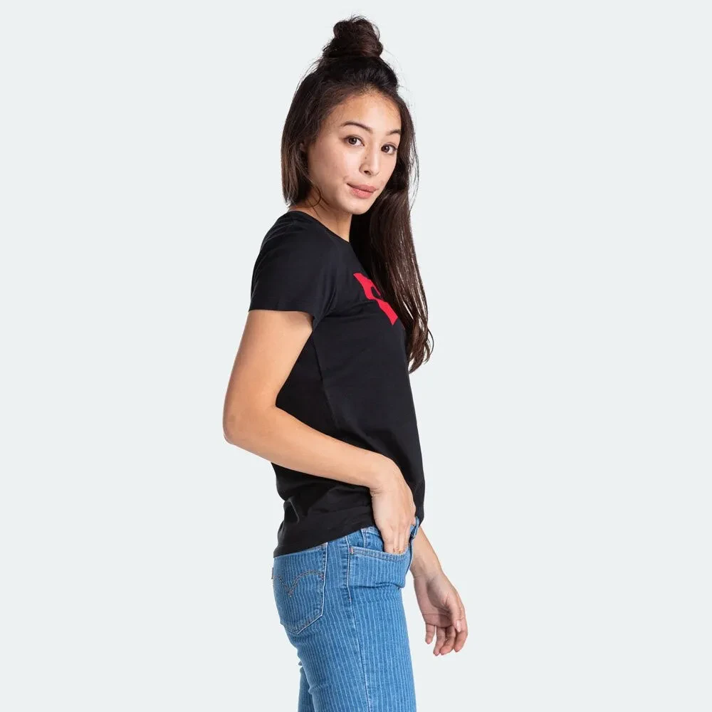 LEVI'S WOMEN'S PERFECT T-SHIRT - BLACKS