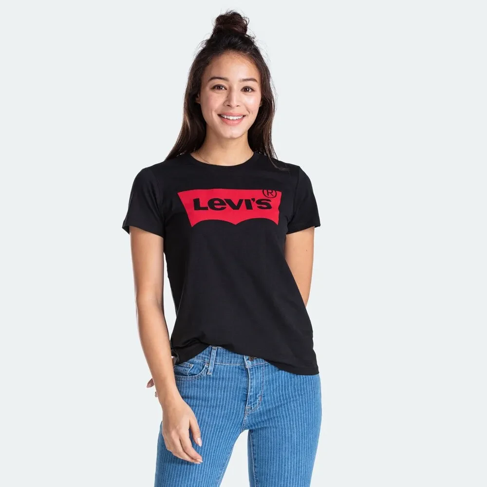 LEVI'S WOMEN'S PERFECT T-SHIRT - BLACKS
