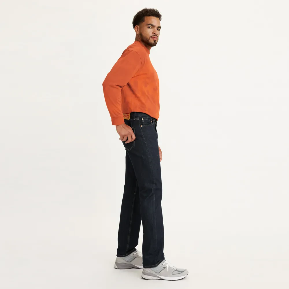 LEVI'S MEN'S 505 REGULAR JEANS - DARK INDIGO (FLAT FINISH)