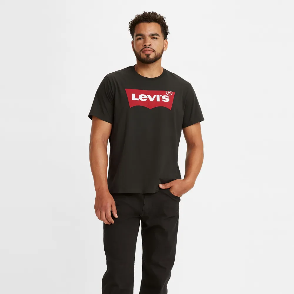 LEVI'S MEN'S GRAPHIC SET-IN NECK T-SHIRT - BLACKS