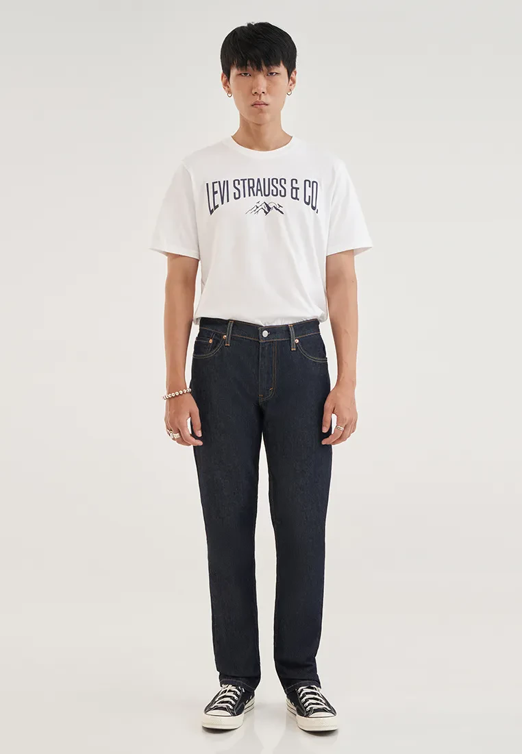 LEVI'S MEN'S 511 SLIM JEANS - DARK INDIGO-FLAT FINISH